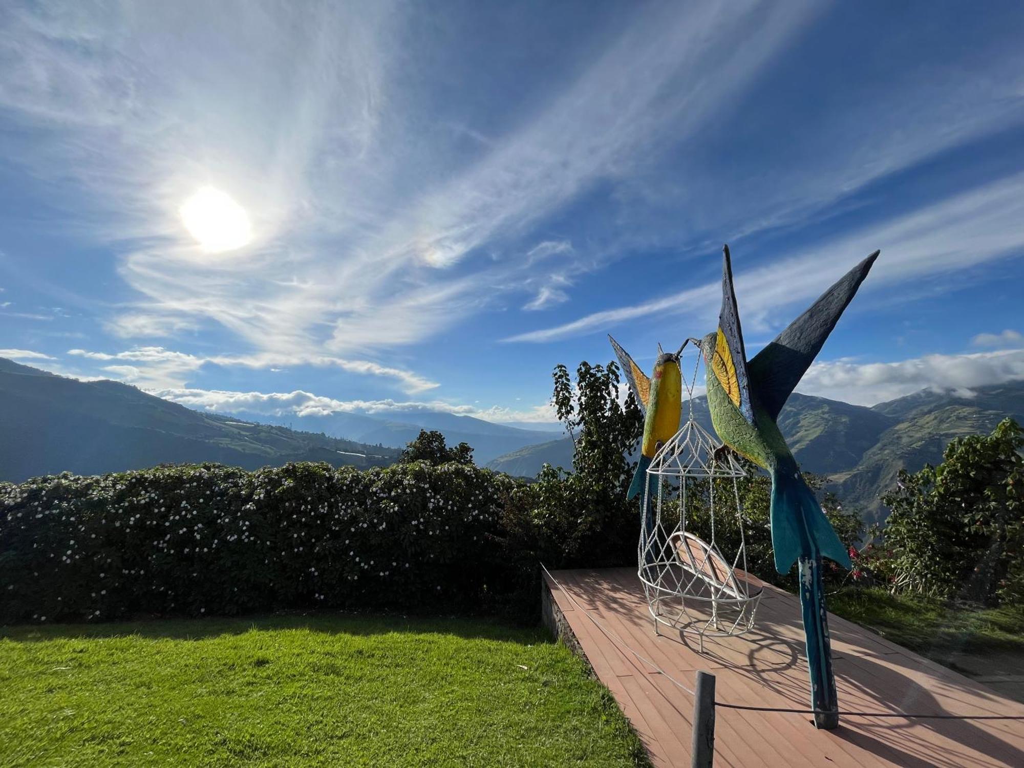 Mountain Chalet - Tungurahua Hot Springs/Aguas Termales Baños Buitenkant foto